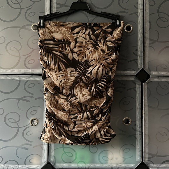 Windsor Tropical Mesh Mini Skirt - Picture 3 of 4